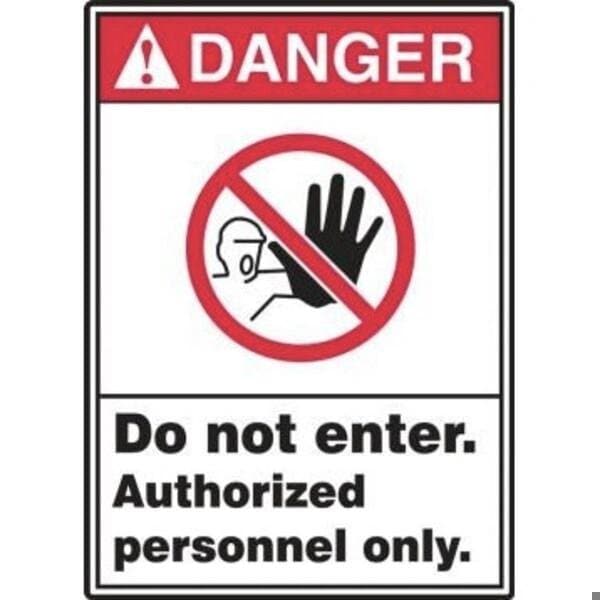 Accuform ANSI DANGER SAFETY SIGNS DO NOT MRDM110XP MRDM110XP - main